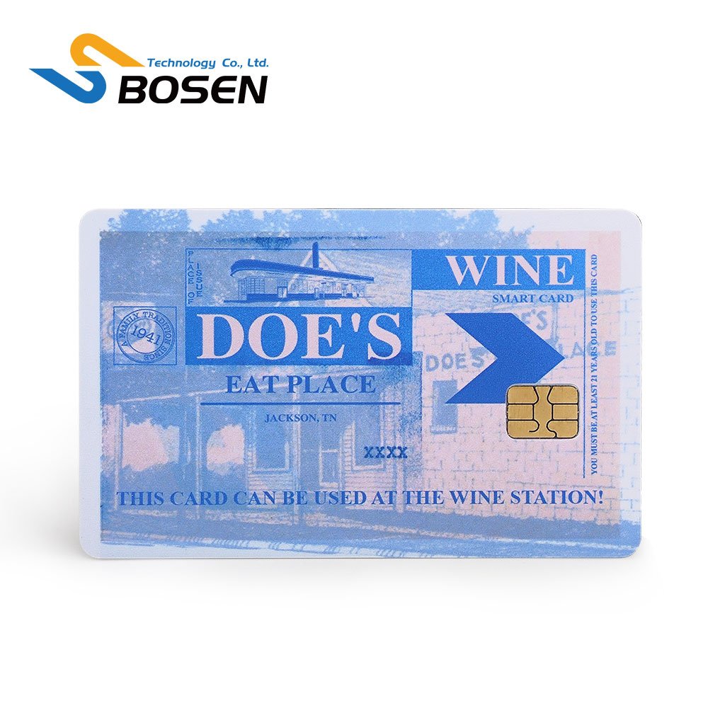 Custom Print Logo Contact IC Chip VIP Smart Cards CR80 sle4442 And sle4428 Magnetic Stripe PVC Plastic Membership Card With Chip