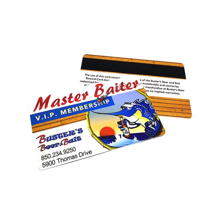 Custom Printed PVC Magnetic Card Cheap PET Material NFC RFID Communication Waterproof 13.56MHz 125KHz Payments 860-960MHz Range