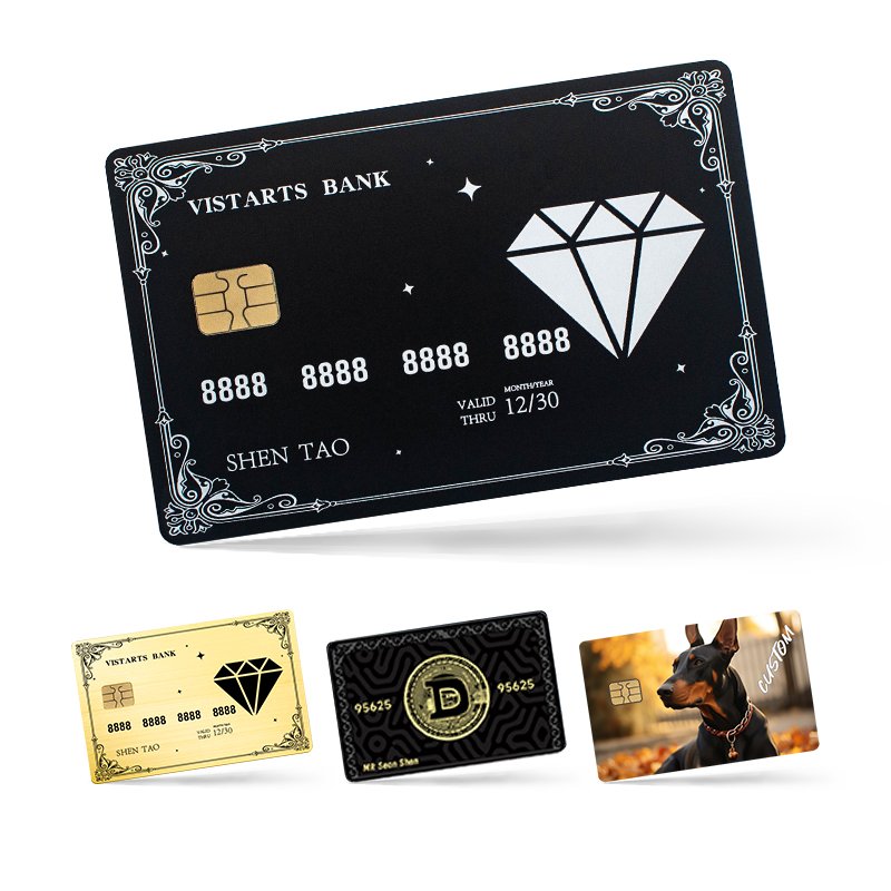 Packaging Cheap Custom Holder Metal Magnetic Stripe Bank Nfc Blank Metal Gcash Accountmetal Card Credit