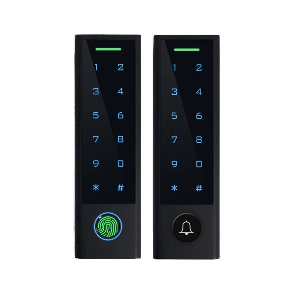 Control Door Access Control System TTlock App Phone Bluetooth Fingerprint or Doorbell IC Card Reader 13.56Mhz home Gate Opener