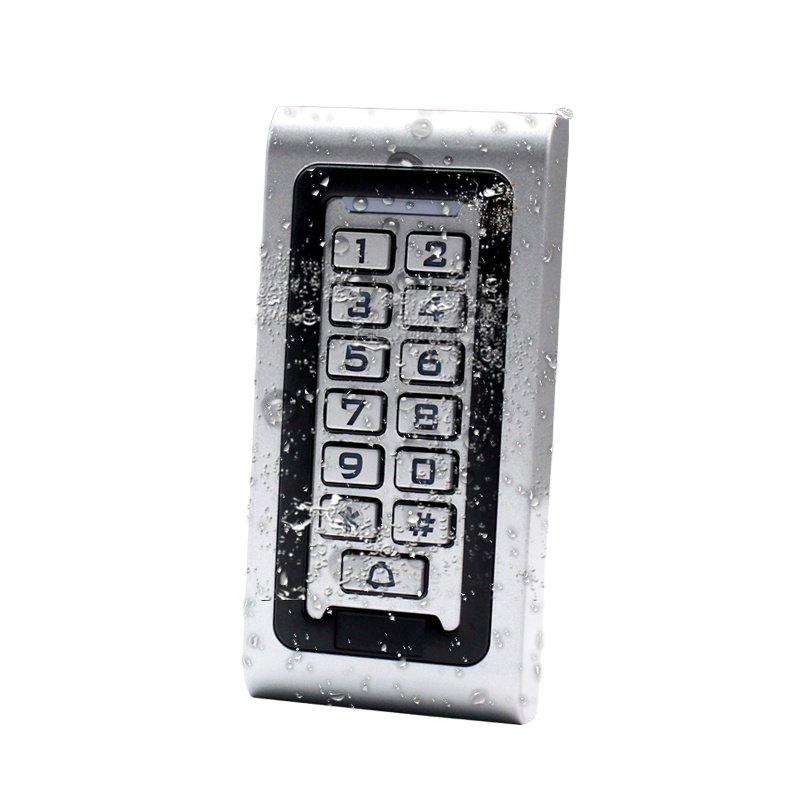 Goldbridge water proof rfid metal door access control system wiegand26 rfid card reader access control keypad