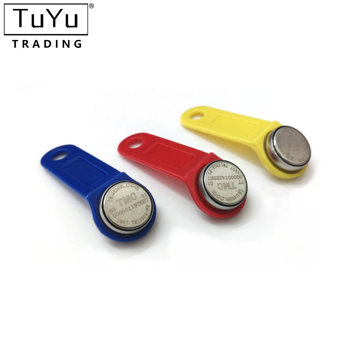 RFID Card Holder Green Red Blue Customized PVC Color iButton Key