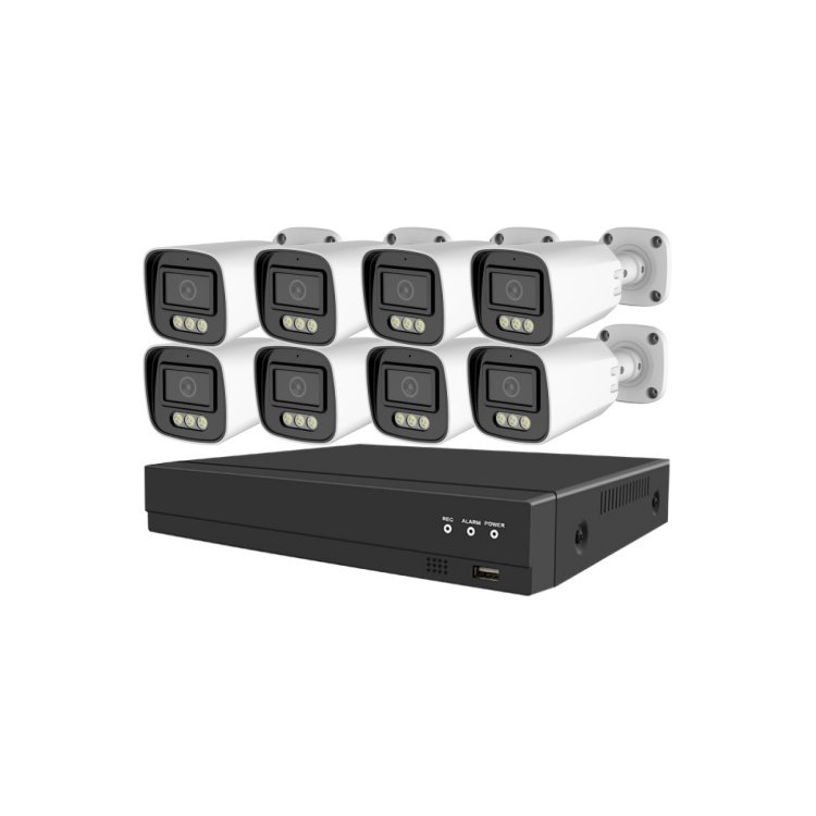 OEM 8MP 4K NVR Camera Kit POE 8ch 8 Channel IP System Security CCTV Surveillance System Camera Set