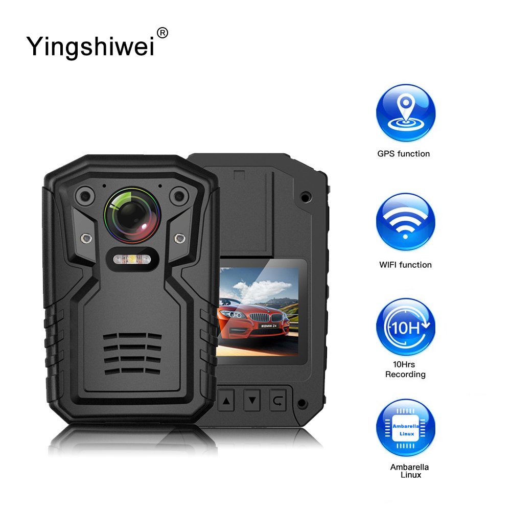 Customized TFT-LCD Color Display Removable Battery Night Vision portable hidden camera security wearable body worn camera