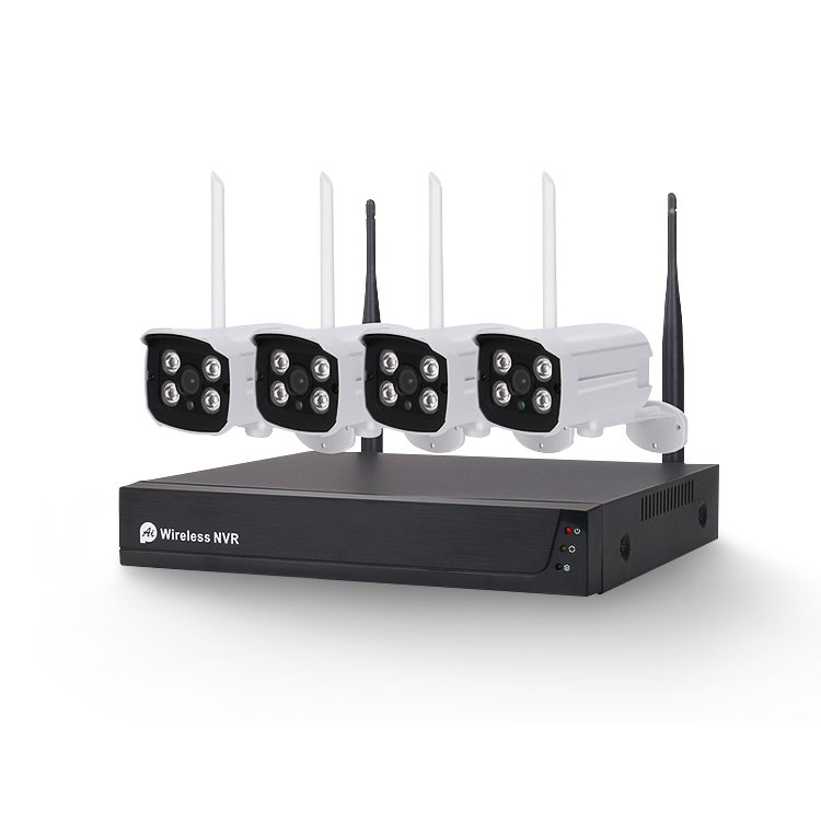 Security System Remote Monitoring 3MP HD Human Detection 30m Night Vision wifi NVR Kit