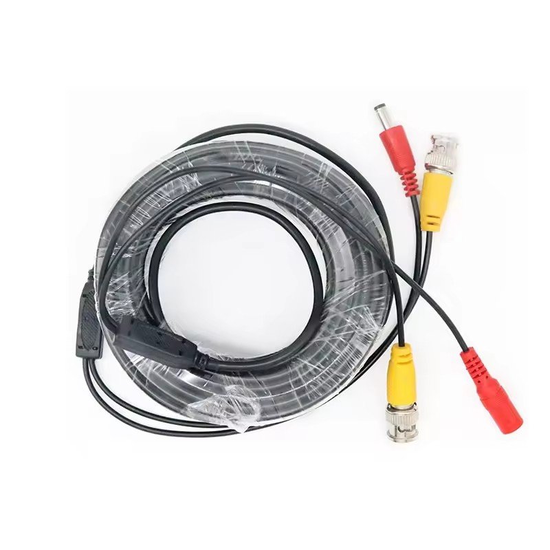 Chinese factory Multi-Length BNC Cable with DC Power - 5 to 30m Options for Vehicle Surveillance & CCTV Systems