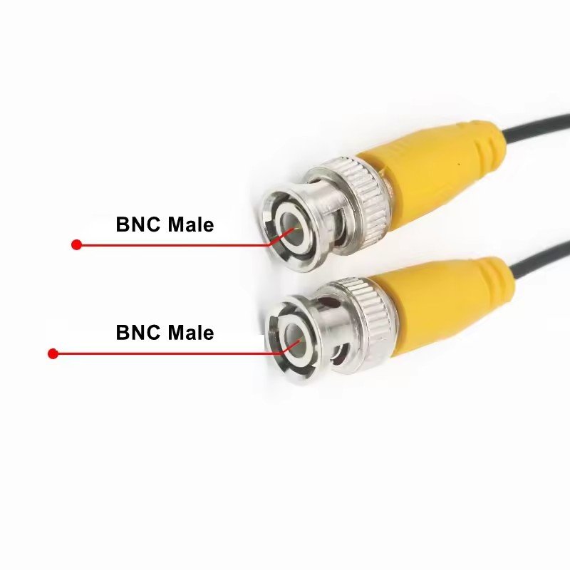 Chinese factory Multi-Length BNC Cable with DC Power - 5 to 30m Options for Vehicle Surveillance & CCTV Systems