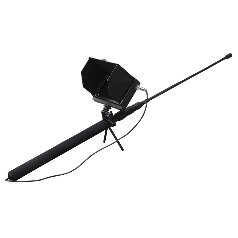 Handheld UVIS/UVSS Dual Telescopic Pole Surveillance Cameras with 1080P 7inch Monitor for Bus/Car/Airport Station Inspection