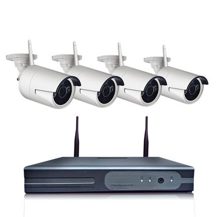 4 Monitoring set Video Surveillance System for 1080P POE camera system kit