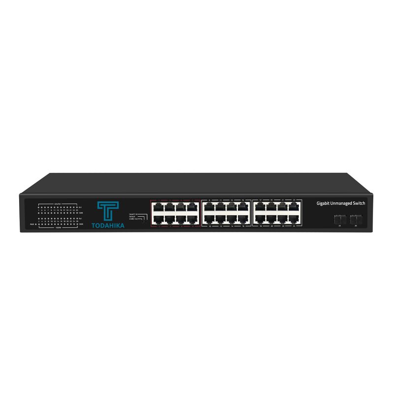 Port Auto Flip VLAN setting 24 x 1000M Port Uplink 4 x Port Gigabit Combo Fast Ethernet Switch