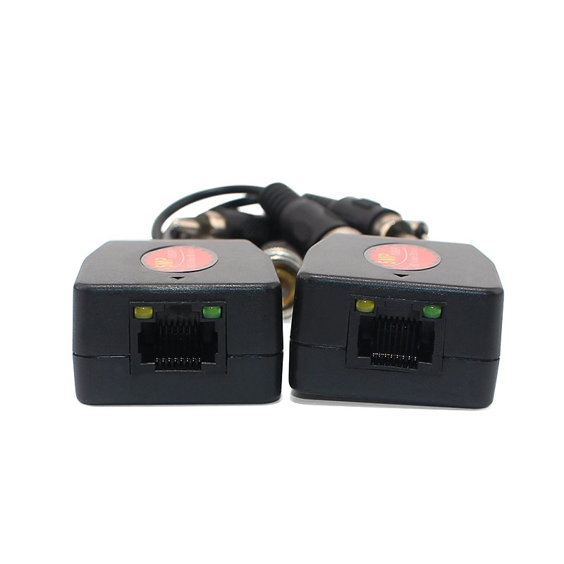 AHD/CVI/TVI Coaxial and Power 3 in 1 video balun Transceiver Cat5e 6 720P/960P/1080P POC/PVT video balun for CCTV cameras