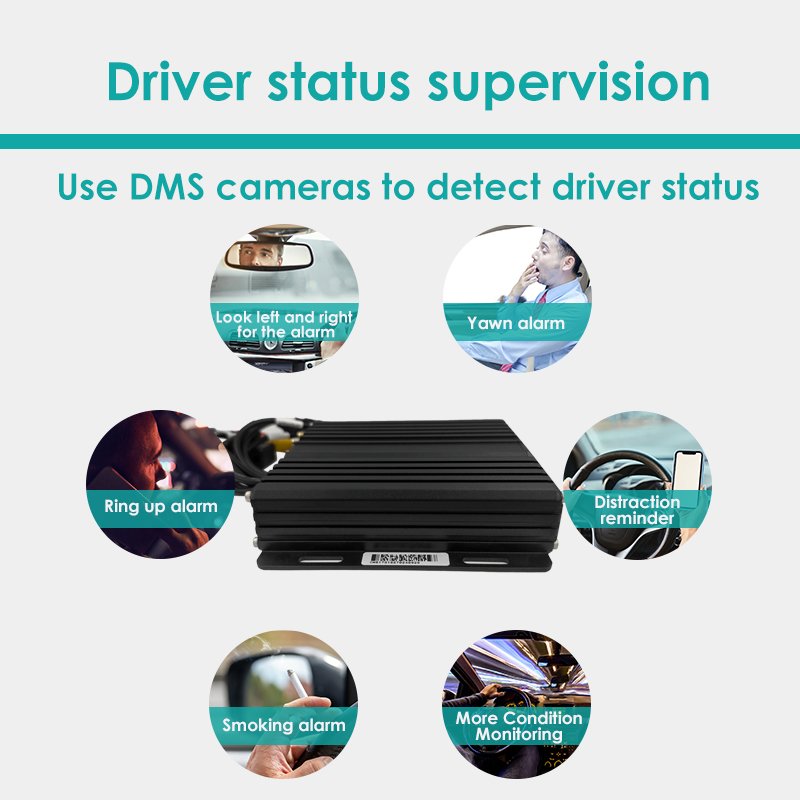 Daovay 4ch 4g truck dash cam dvr for cars 4k night vision carscreen digital cameras hd video recording camera