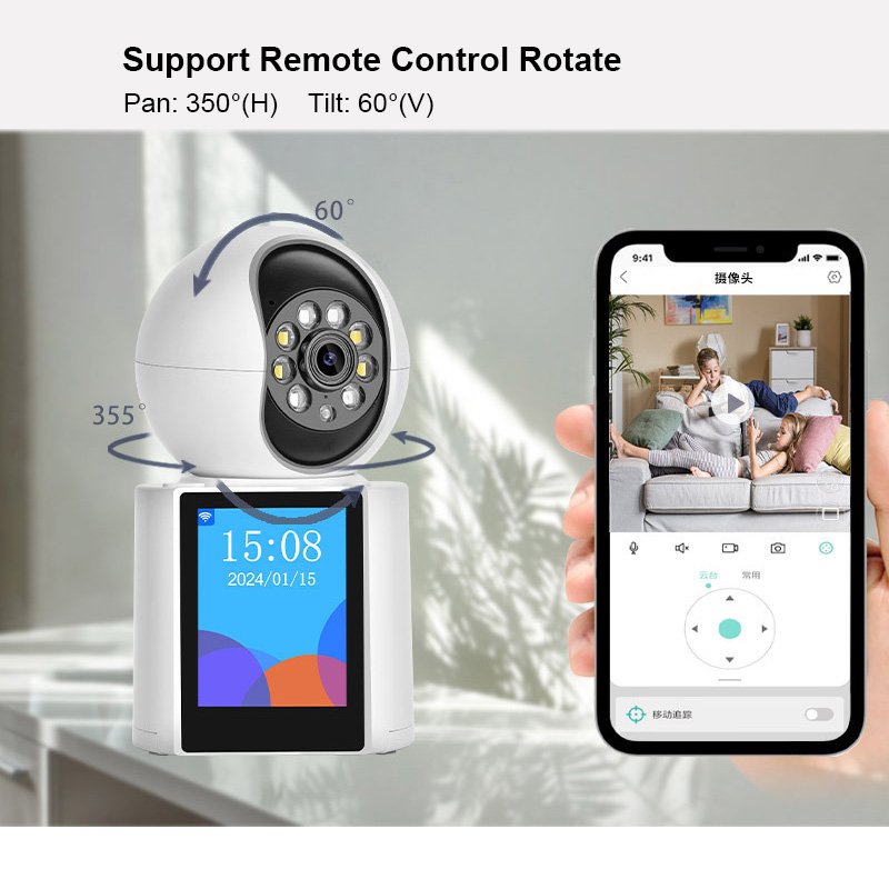 Xmeye Icsee WIFI 3.0Megapixels CCTV Video Calling Smart IP Camera Security wireless Audio intercom Camera