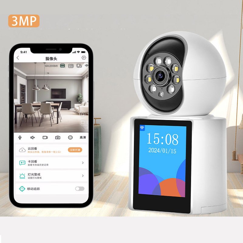Xmeye Icsee WIFI 3.0Megapixels CCTV Video Calling Smart IP Camera Security wireless Audio intercom Camera