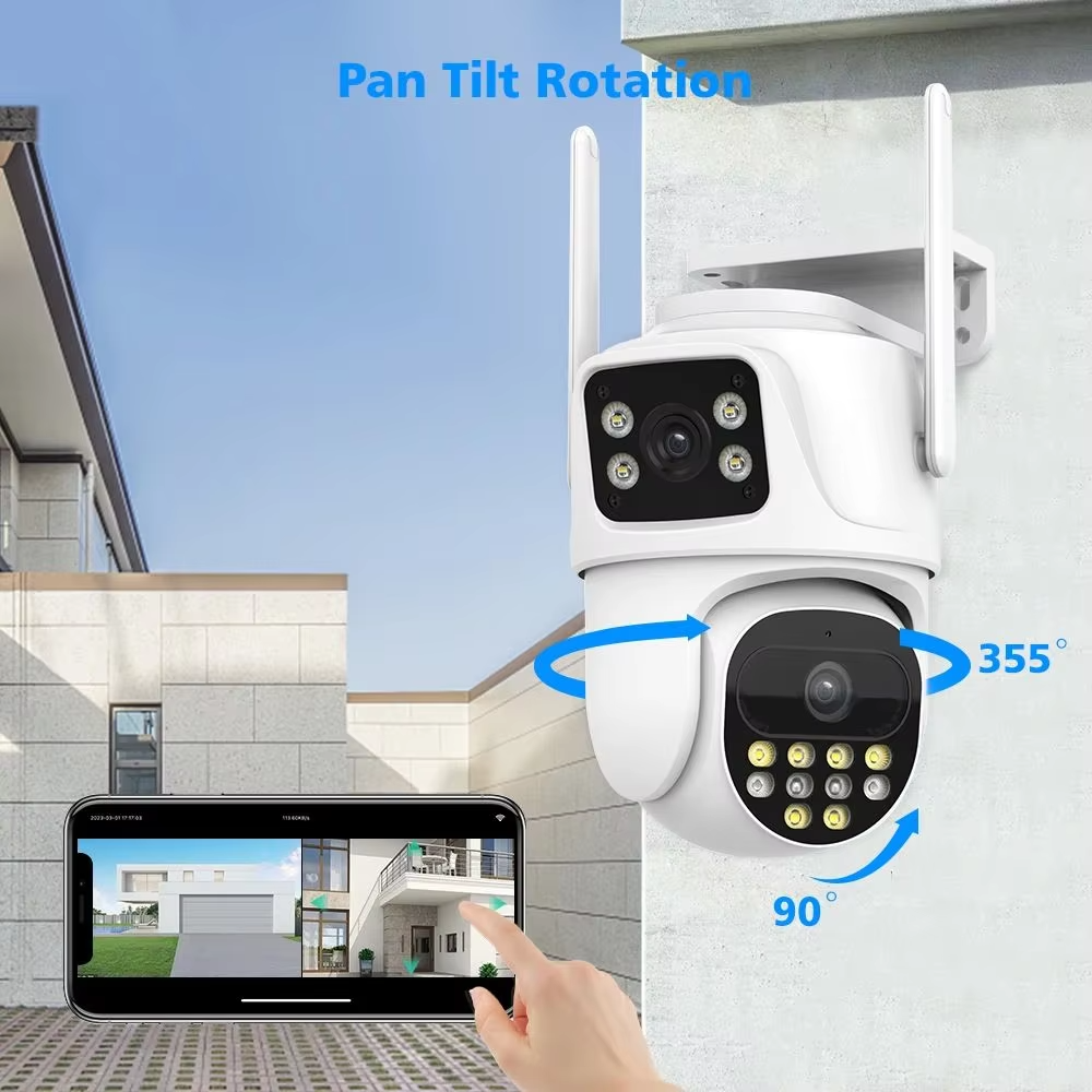 Icsee 4CH 8CH 4mp 6MP PTZ CCTV System Wireless PTZ Camera Kit Security Wifi NVR Camera Kit Security Systems Surveillance