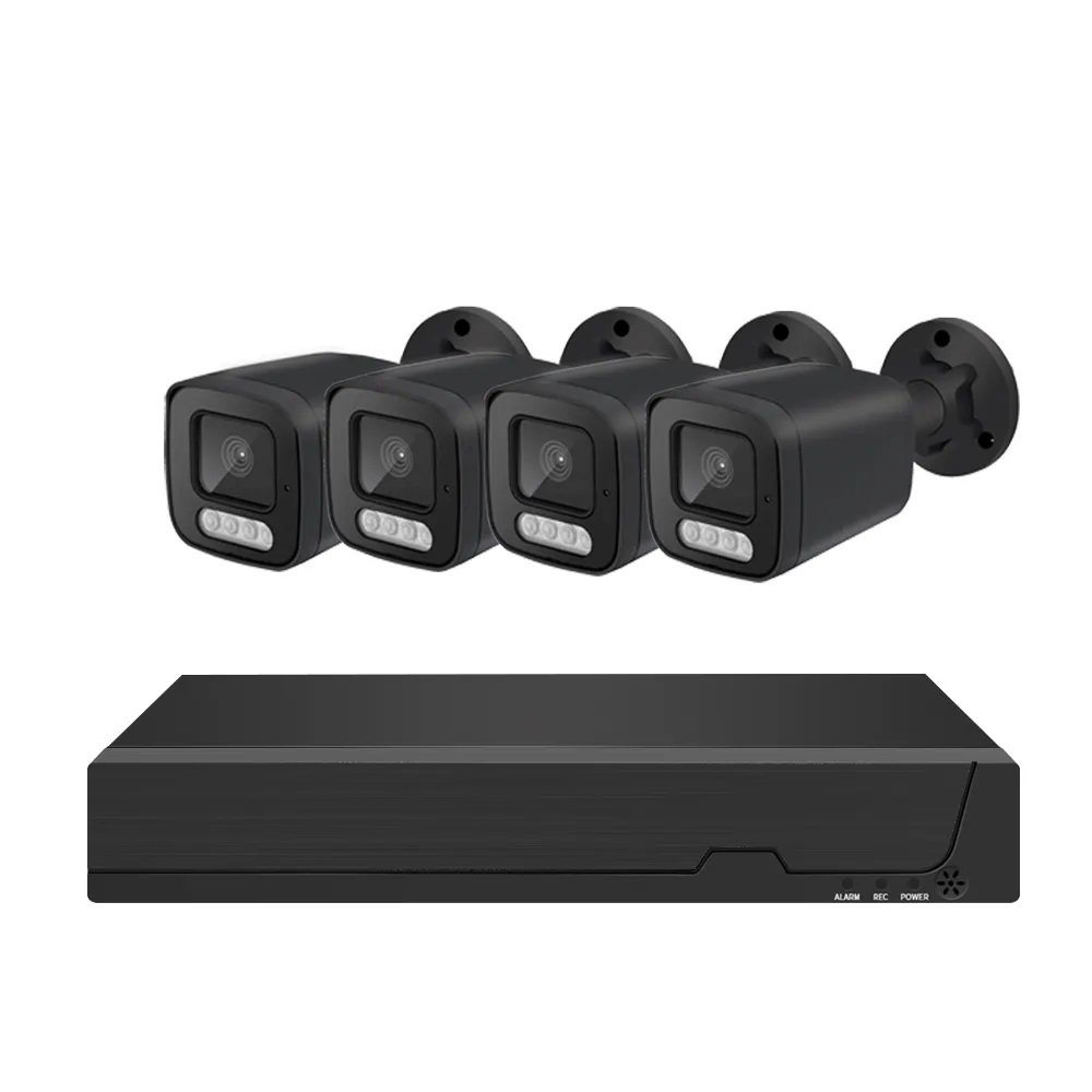 5MP 8MP 4K PoE security IP camera 4 channel NVR CCTV surveillance camera system