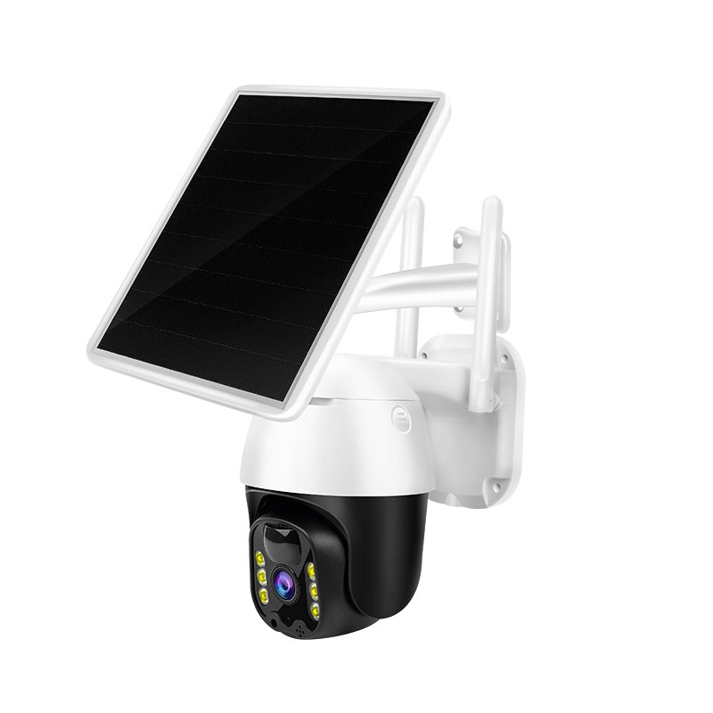 WESECUU HD Night Vision Solar Panel AI Wireless PTZ Battery Wifi 4g Sim Card 4MP Cctv Home Security Surveillance System Camera