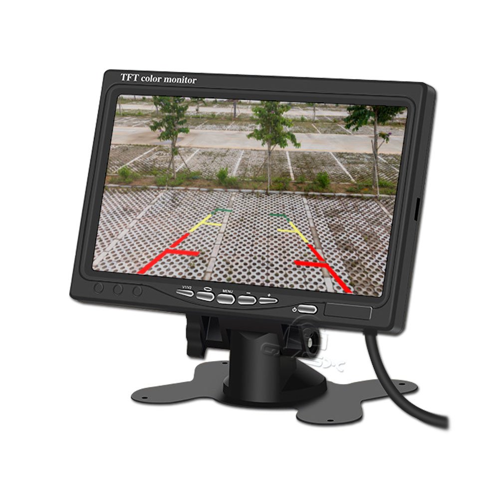 7-Inch Car CCTV System with Front and Rear View Security Surveillance Dash Camera Backup Blind Spot Reversing Aid Monitor