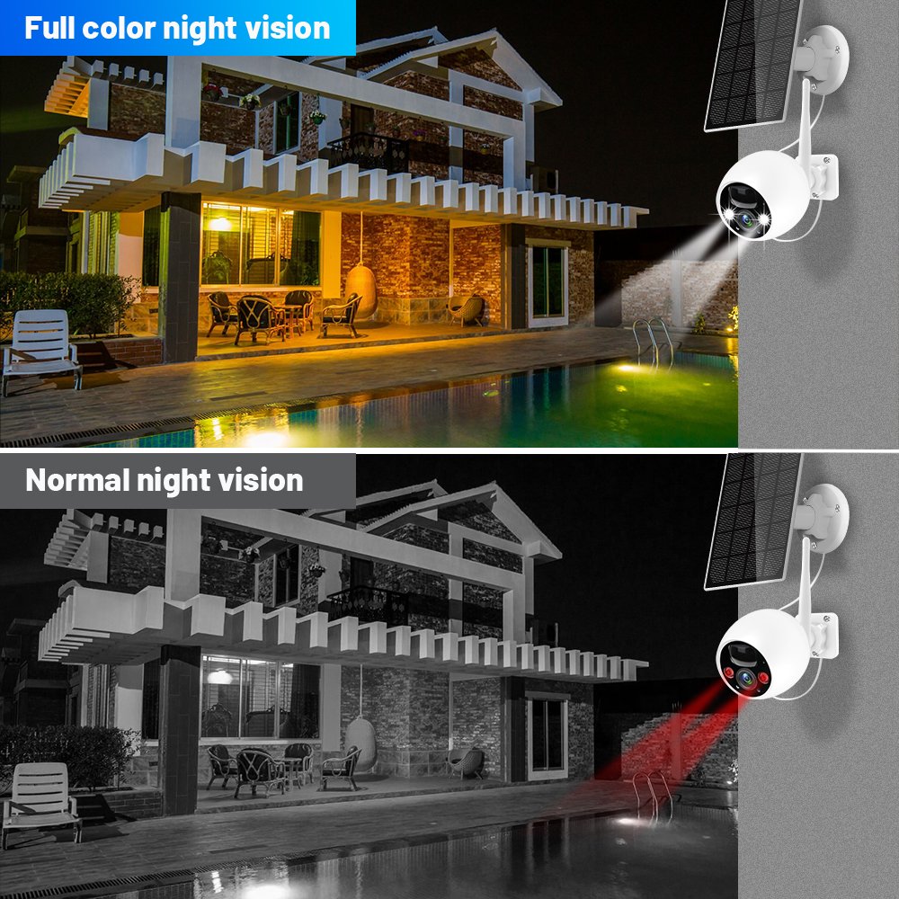 WESECUU outdoor wifi system cctv system cameras de seguridad PIR Battery camera KIT security camera outdoor