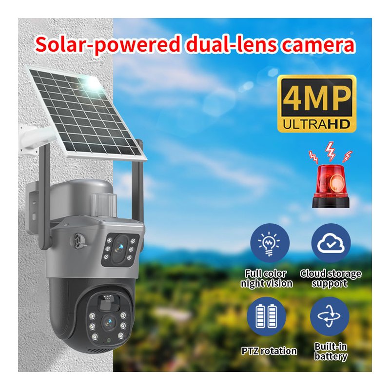 OEM 4MP 4G Wireless WiFi Video Surveillance PTZ Network Cameras 4K CCTV Outdoor Security CCTV Camera 10x-20x CMOS Cloud Storage