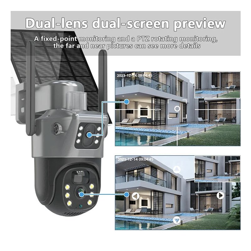 OEM 4MP 4G Wireless WiFi Video Surveillance PTZ Network Cameras 4K CCTV Outdoor Security CCTV Camera 10x-20x CMOS Cloud Storage