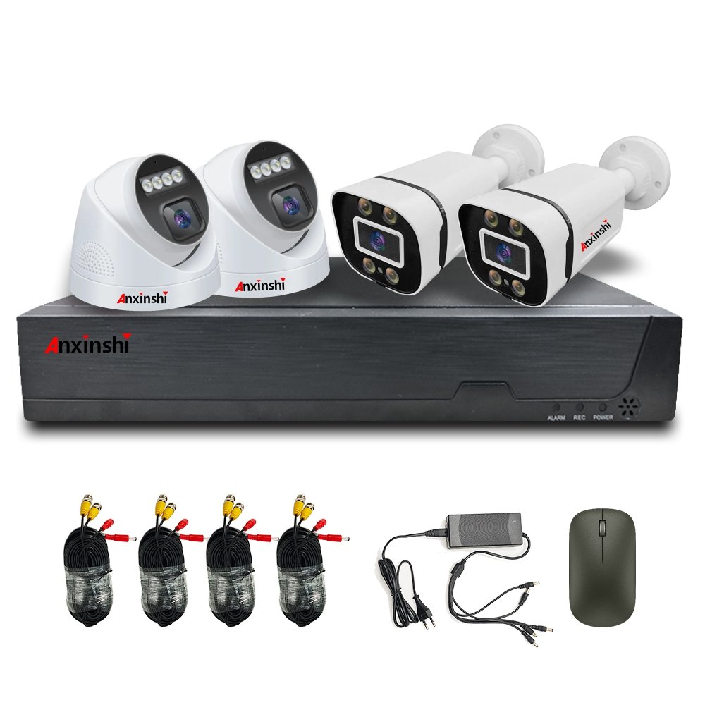 CCTV analog Camera System 4 channel AHD KIT Security camera 2MP DVR surveillance camera outdoor waterproof night vision