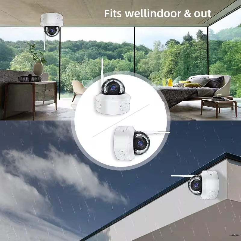 Camara Varifocal Network 8 Channel 3MP5MP Dome Security Video Camera Surveillance Camera System POE Camera Audio Mic Dome CCTV