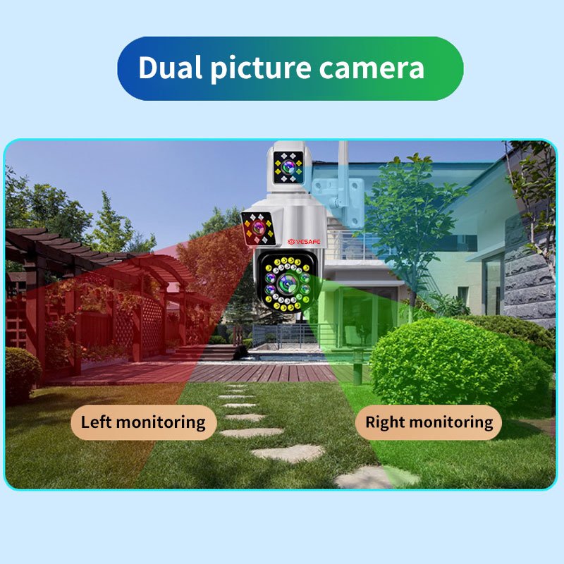 Vesafe 2k hd 4g Night Vision Wifi Surveillance Human Motion Tracking Ptz Outdoor Wireless Home Camera Security System