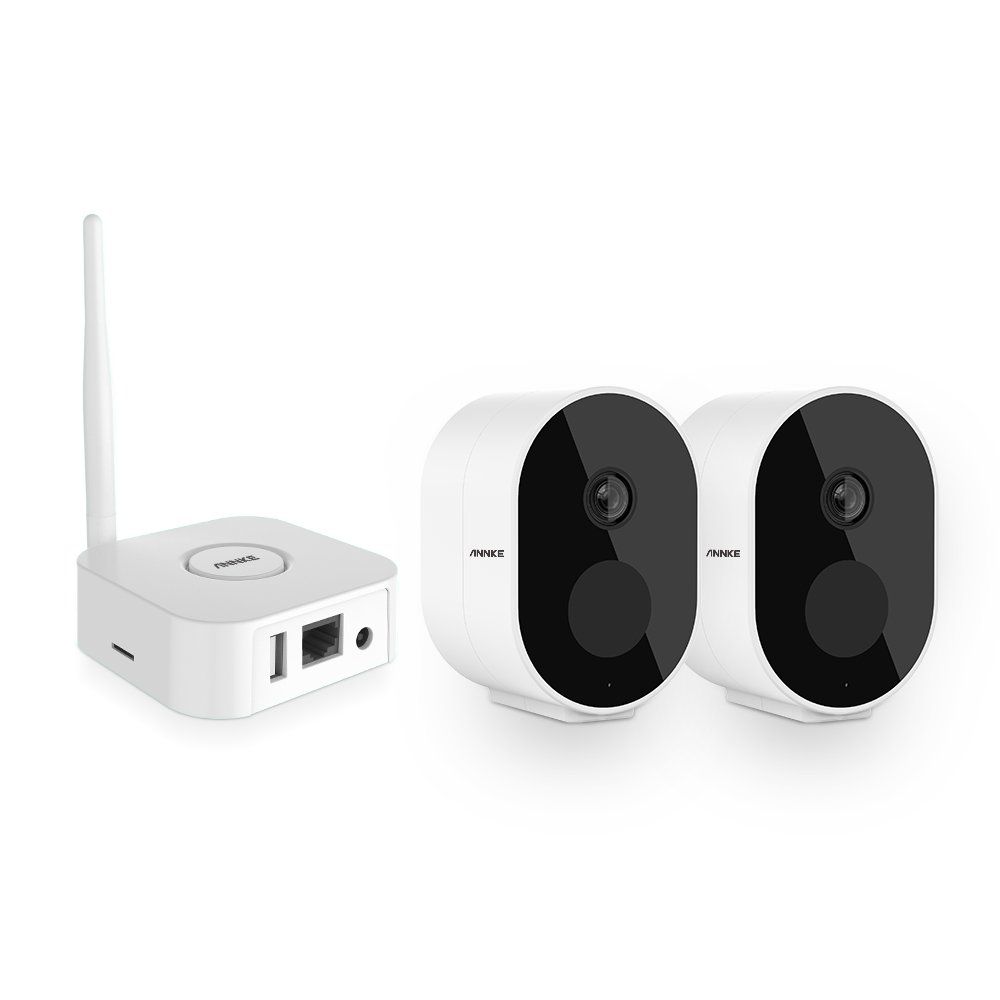 Smart Life 1080P Wireless WiFi Base Station Battery Camera Kit TUYA Home CCTV System With Two-way Audio