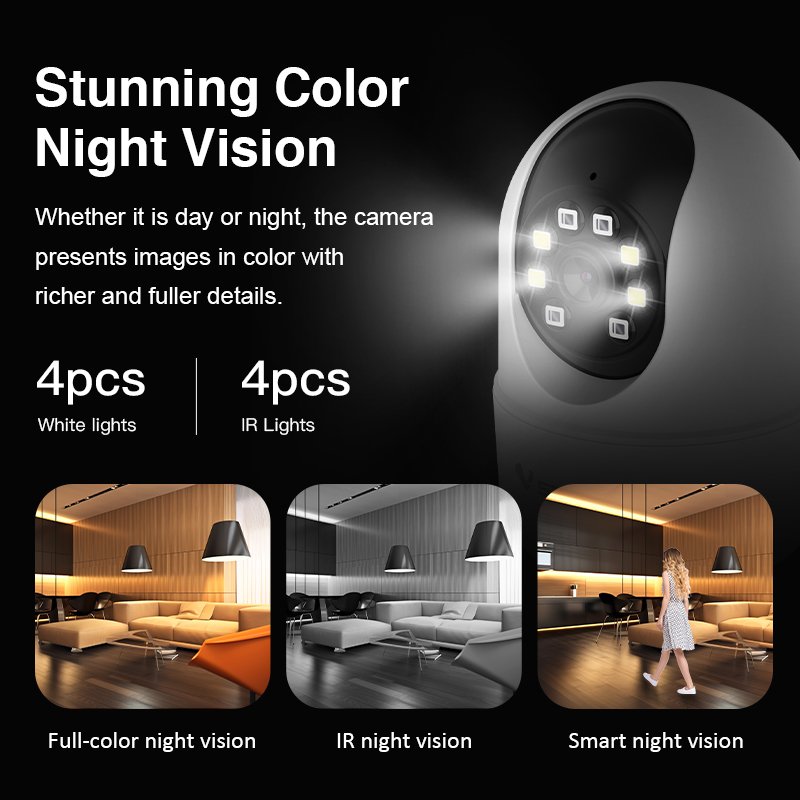 Video Recorder Detection Surveillance System Indoor Digital Full HD PTZ Dome Security Memory Card Cmos Sensor Network Camera