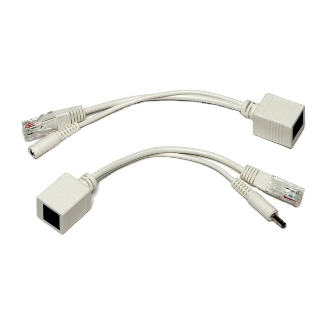 PoE-splitter 48V Passive power over ethernet adapter straight through PoE cable