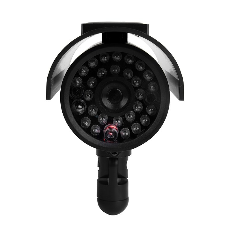 Night Surveillance System Flashing Red Light Dummy Realistic Look Recording LEDs Dummy Security Camera System CCTV