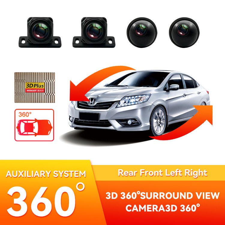 Wemaer OEM Exclusive Surveillance 360 Degree Wide Angle Bird View Car Panorama Images Camera System For Porsche Macan Cayenne