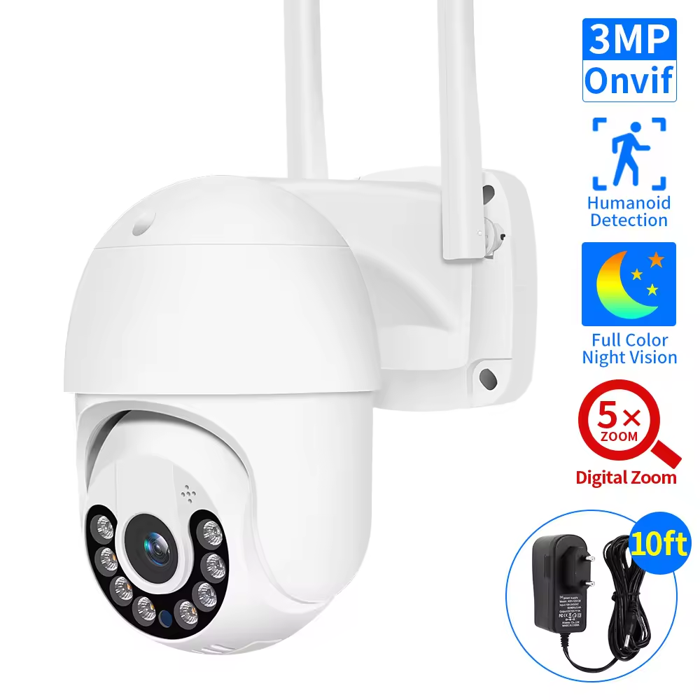 2024 Hot Icsee IP66 Waterproof mini ptz speed dome camera 2MP 3MP 5MP 8MP Wireless wifi network camera Icsee smart Ptz Camera