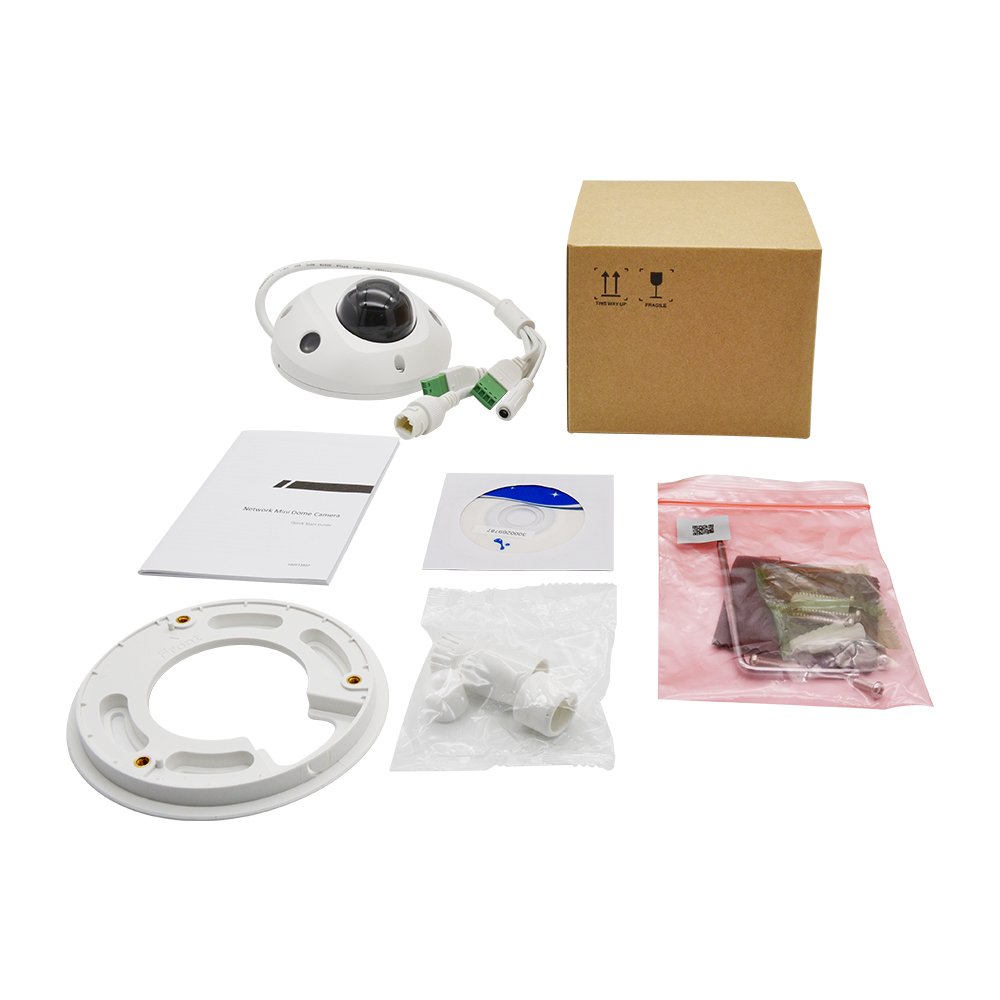 Original Hik Mini Dome Camera MIC SD Slot 4MP Indoor Fixed Network IP POE CCTV Camera DS-2CD2543G0-IS In stock