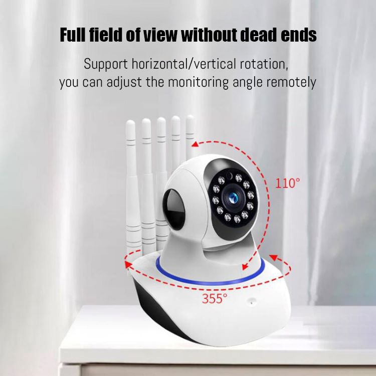 mini cctv wifi ip rotatable camera surveillance system outdoor indoor home security baby camera 360 surveil exterieur -san fil
