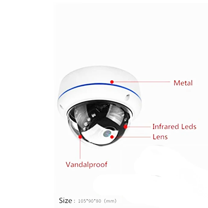Smart HD Security Camera WiFi Dome IP Camera Wireless Home Surveillance System Two Way audio Motion Detection camera