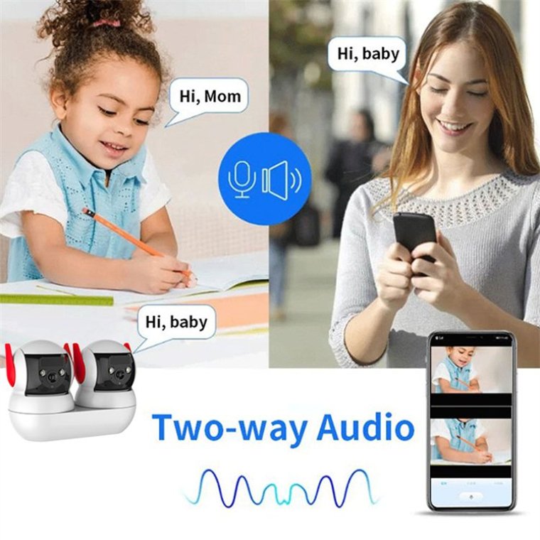 Rscamtom IMOU Wifi Camera for Remote Care 4MP HD Camera with Two Way Voice for Property Protection