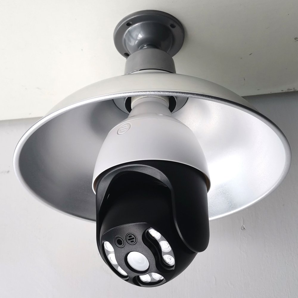Wistino Tuya Smart 5mp Motion Tracking Wireless Camera Bulb Ip Full Color Night Vision Ptz Network Camera
