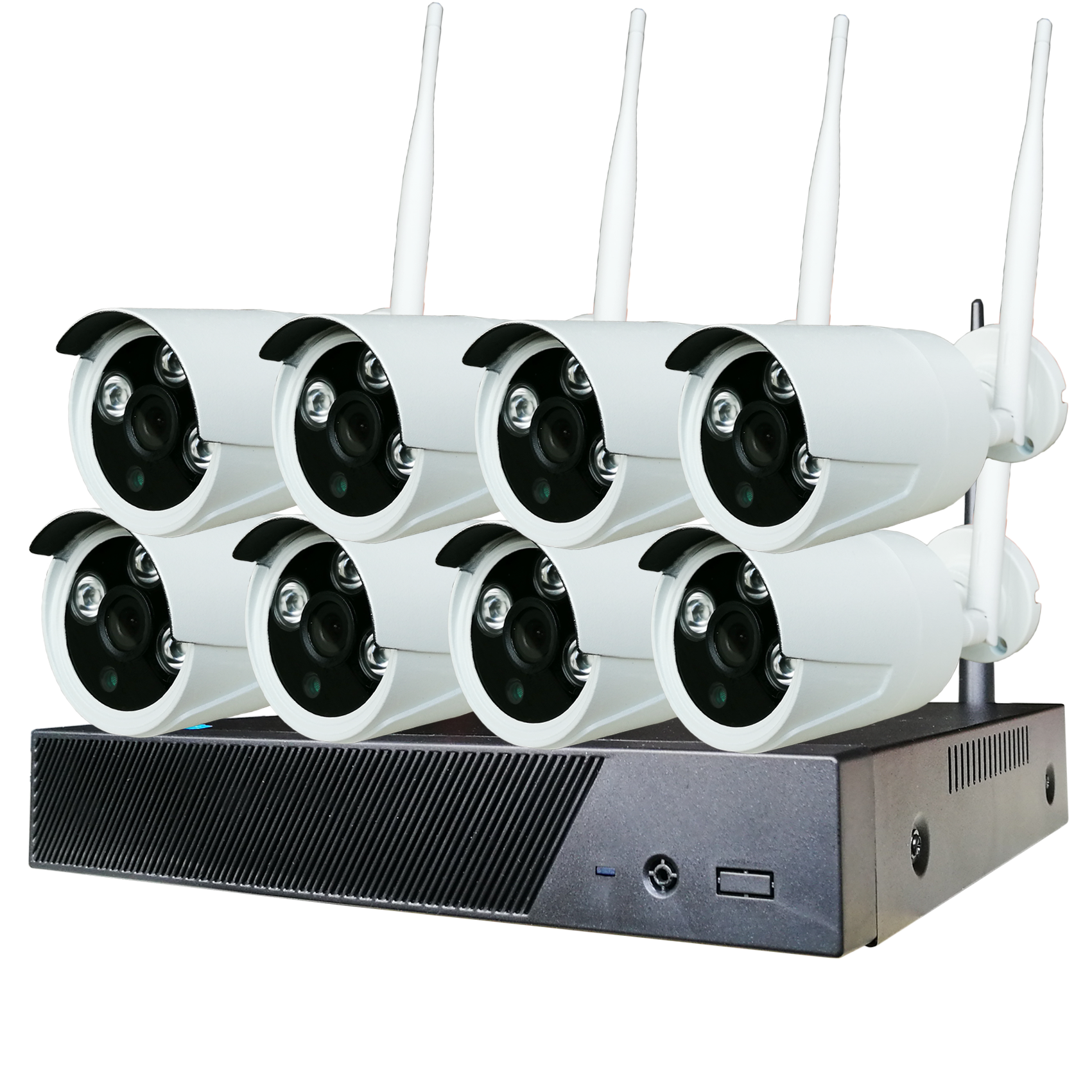 8ch wifi nvr camera kit wireless security bullet camera system set 1080p JUAN solution