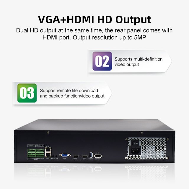 4K 64CH NVR Kit POE IP Camera Human Detection Motion Detection H.265 Video Compression App Security Camera CCTV System