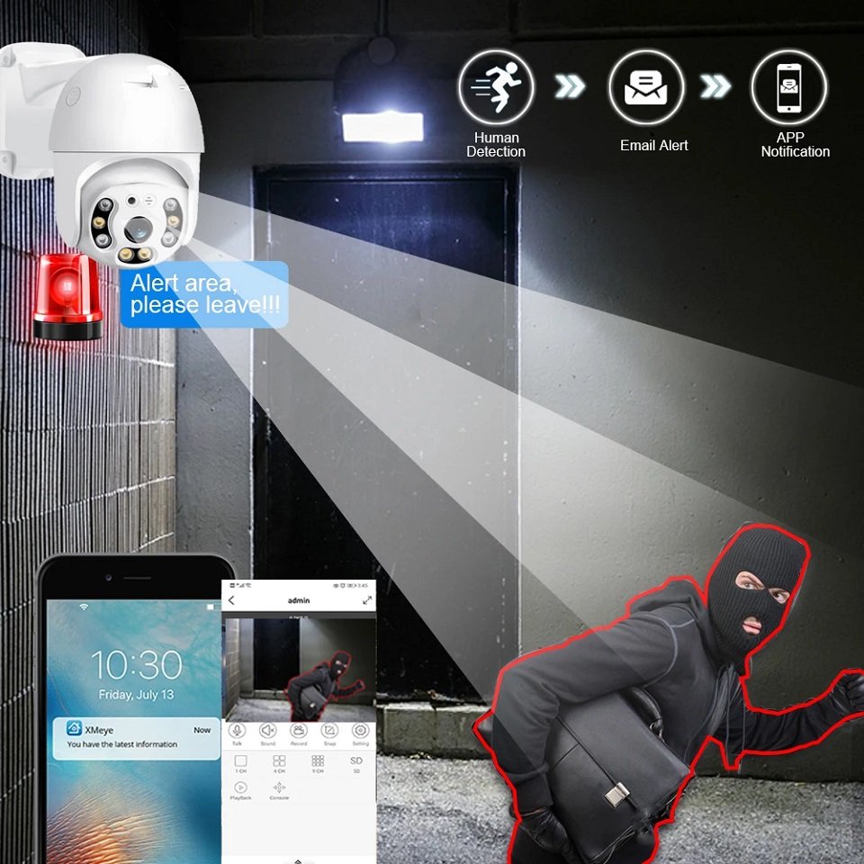 24-7 Recording Audio 8MP Color Dome 32CH PTZ PoE NVR Kit Outdoor Video Surveillance IP CCTV Network 4K Security Camera System