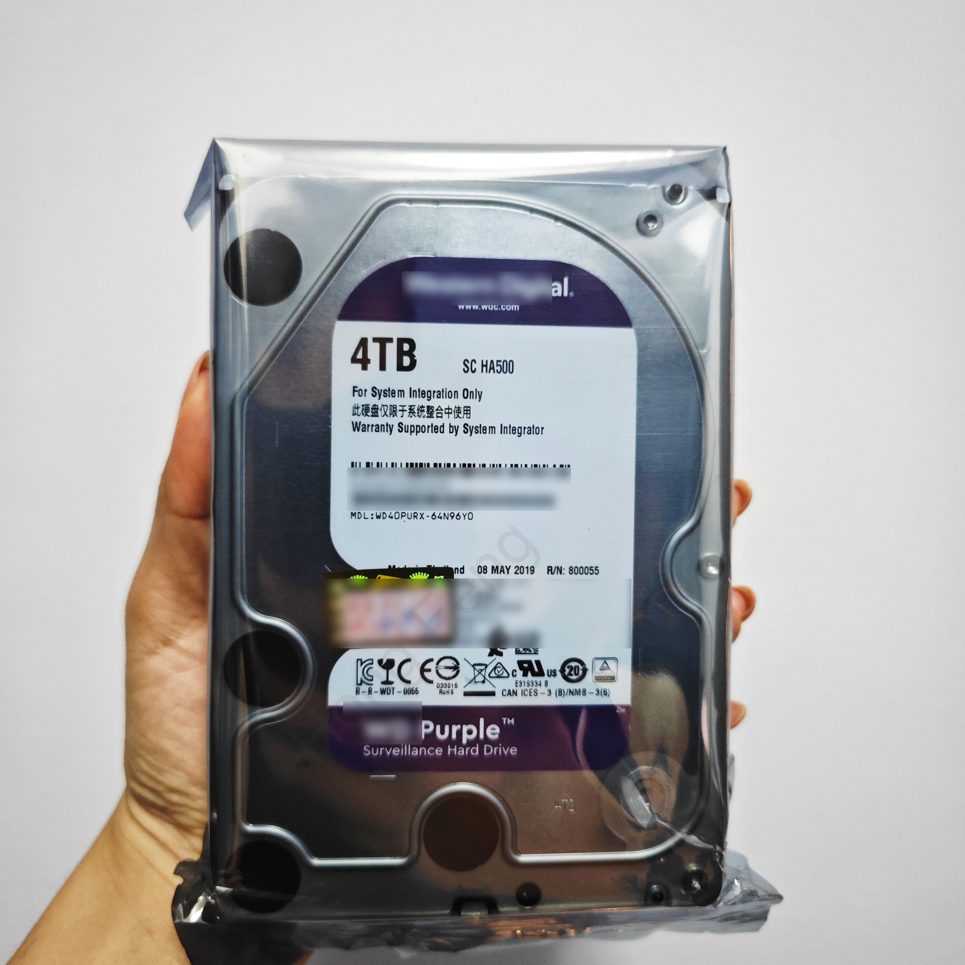 4TB HDD 3.5" Original used hard disk drive Surveillance Class HDD special for security CCTV DVR NVR in stock
