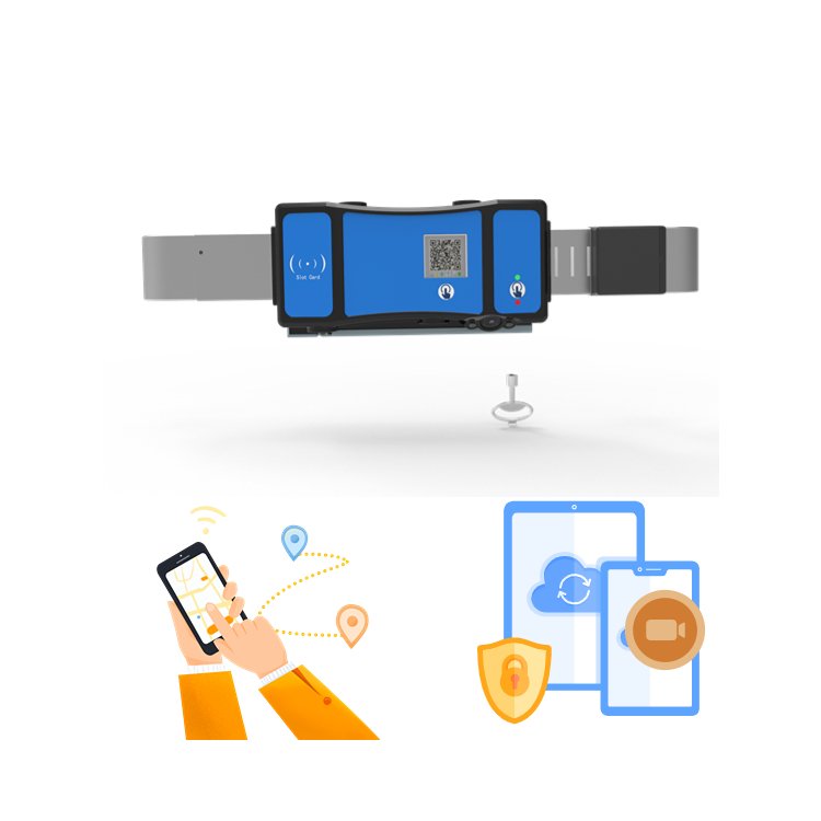 GPS Asset Tracking Camera Video Surveillance System Padlock Real-time Monitor GPS Lock