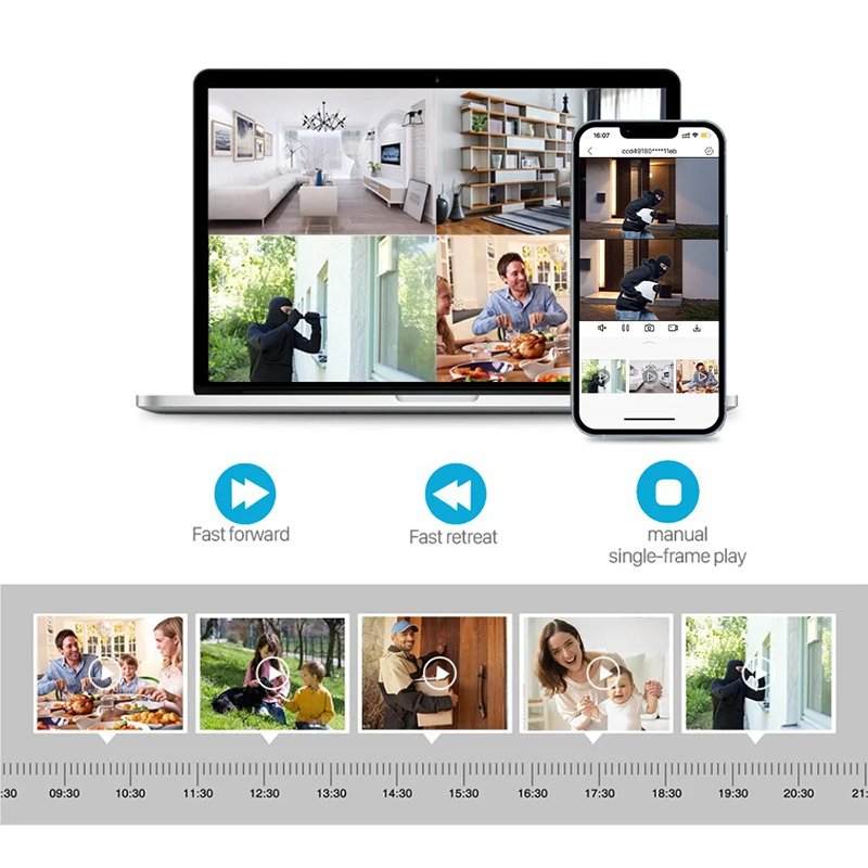 Wistino ICSEE 4ch 5mp WIFI NVR KIT Cctv Security Wifi Camera Kit Surveillance System 4ch Dual Lens Wireless Camera Kit