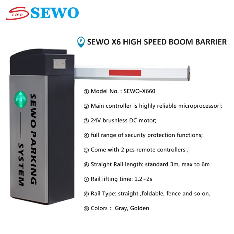 SEWO Automatic License Plate Recognition LPR ANPR ALPR for Smart Car Parking System