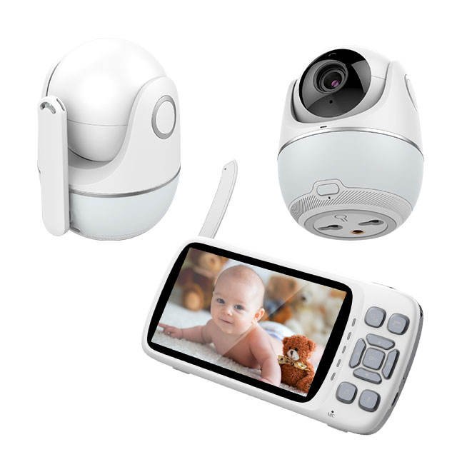 Wireless Phone Monitors Kids Battery Wifi App Call With Monitoring Surveillance Night System Baby Monitor With Camera And Audio