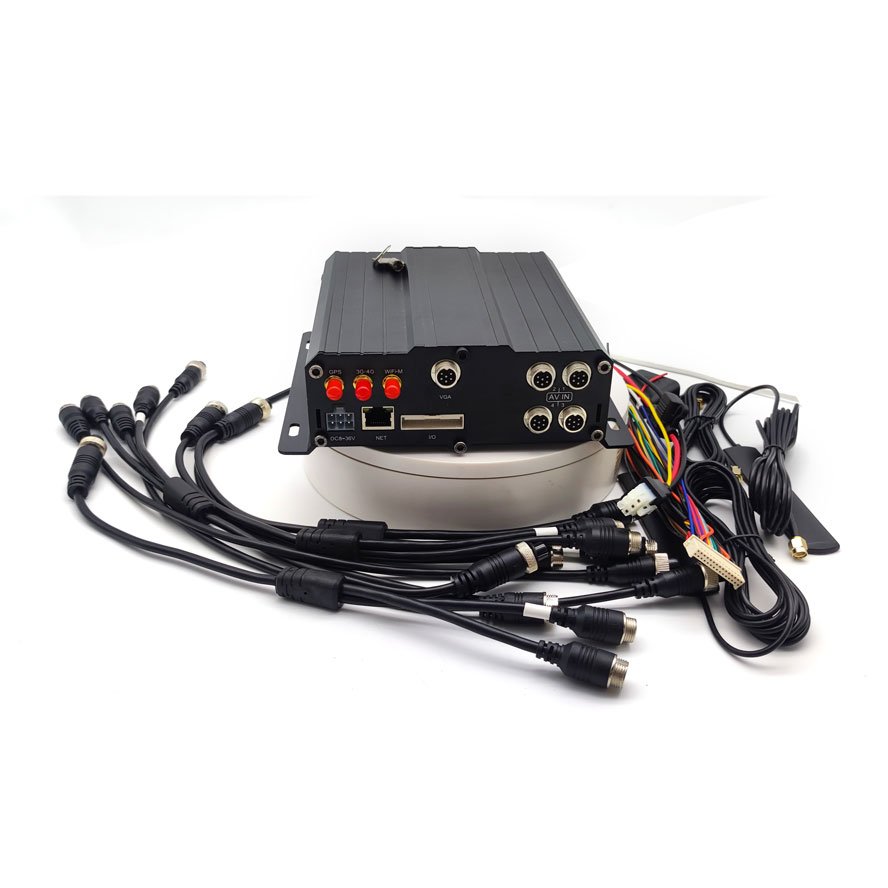 FL&OEM 8CH 1080P HD mobile dvr 1080p public bus mdvr 8ch with bus stop announcement fleet tracking system