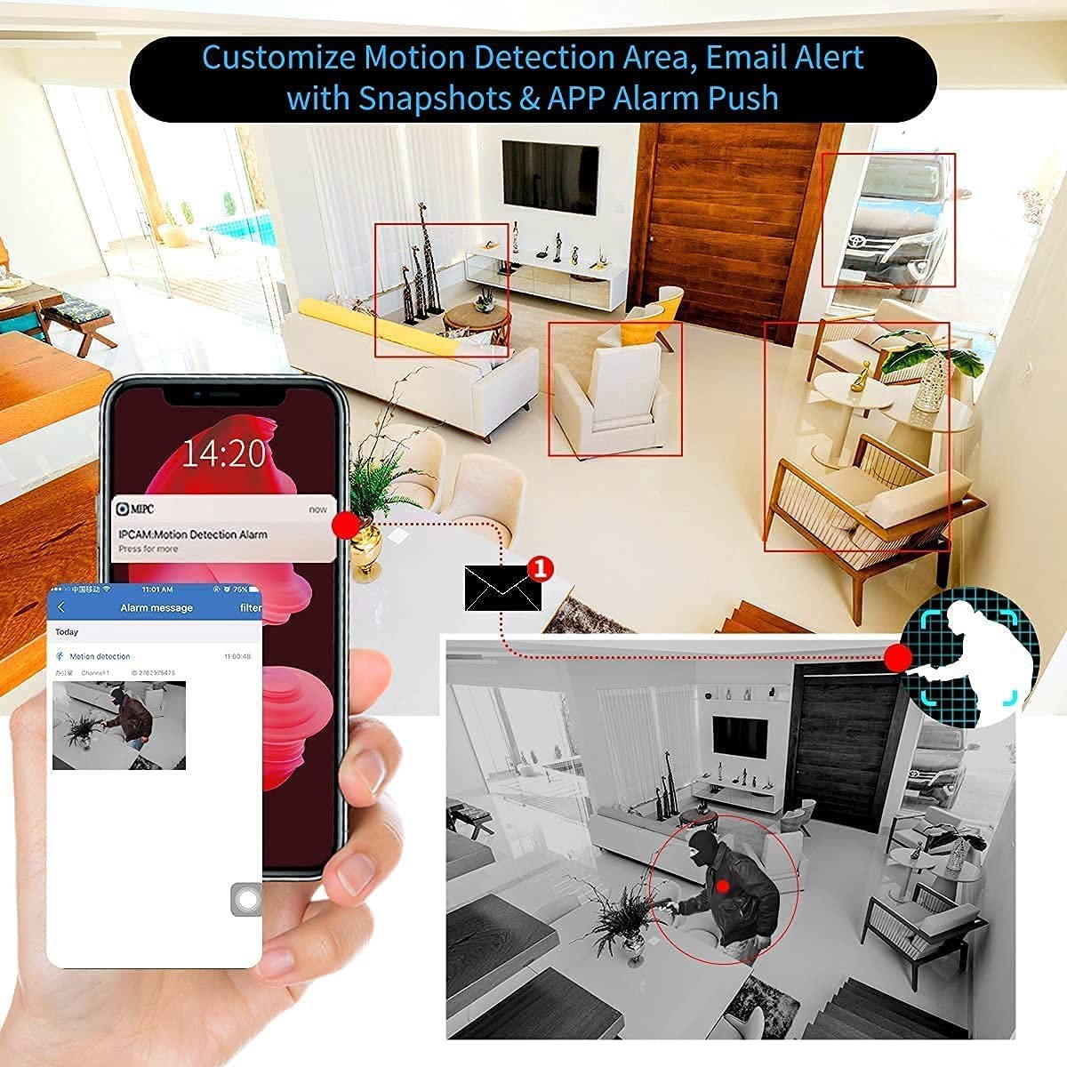 WESECUU H.265 Outdoor 8MP Ultra HD 4K AI Face Detect CCTV Security 4K IP Nvr Poe CCTV System Surveillance Camera kit