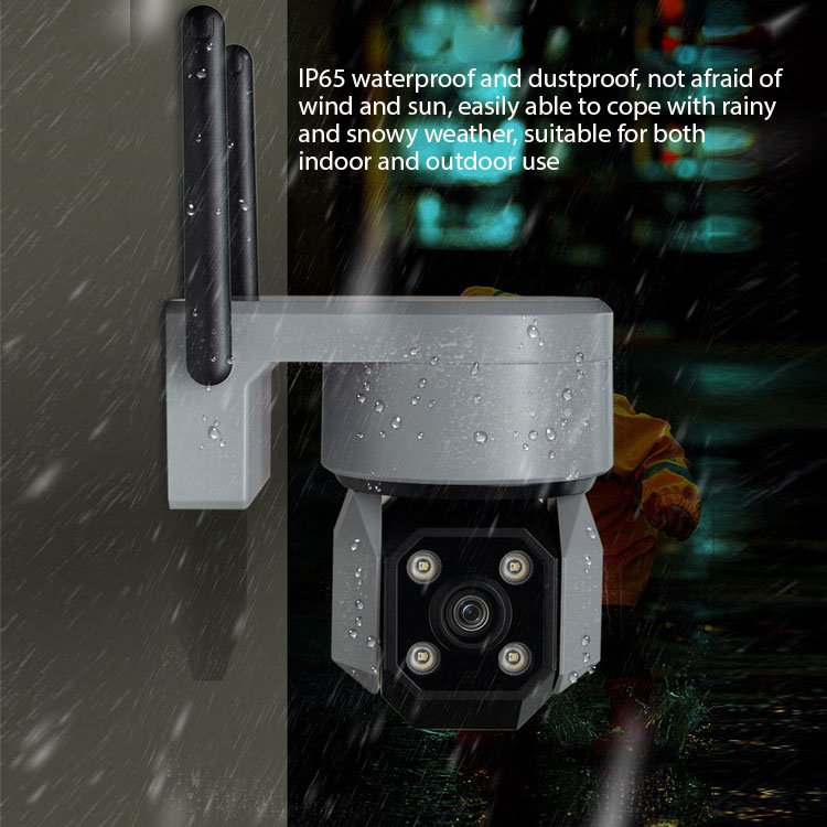 4mp 5mp Tuya wireless wifi smart security 2way voice talking outdoor and indoor alarm night vision camera